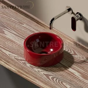 50592223011 Накладная раковина на столешницу  круглая Ceramica Flaminia Twin