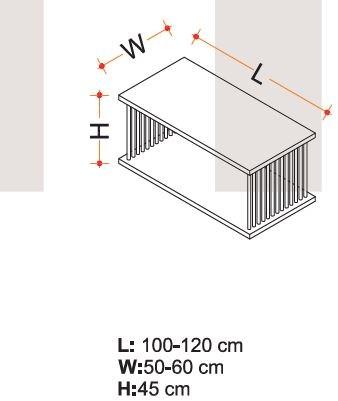 Tuna Ofis Столик из фанерованной древесины Corinth sun-id-1376496 - Вид №2