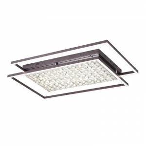 Потолочный светильник прямоугольный коричневый Ambrella Light Modern Acrylic FA115 AMBRELLA LIGHT ДИЗАЙНЕРСКИЕ, MODERN ACRYLIC 00-3890620 Коричневый