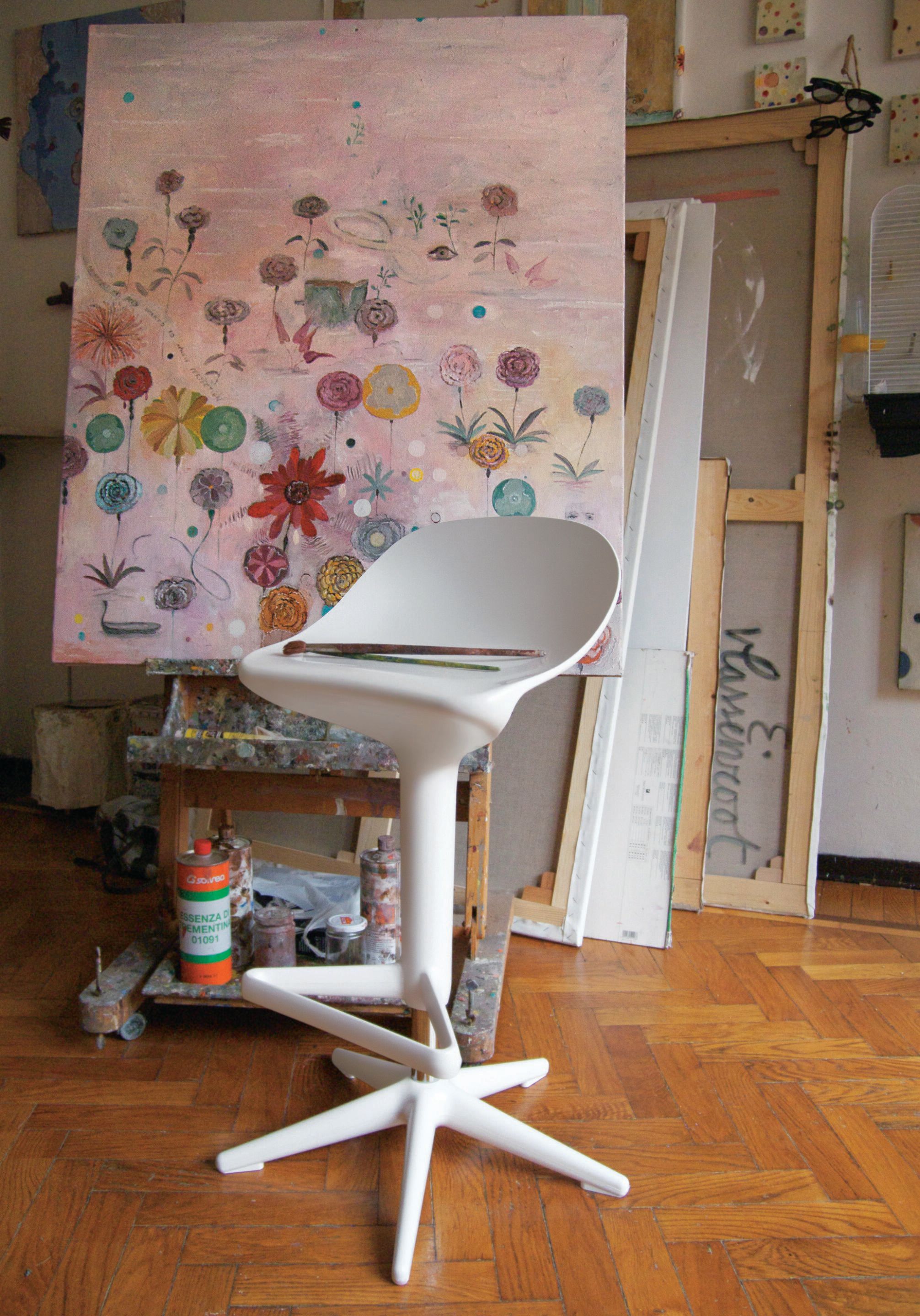 Полипропиленовый стул Kartell SPOON ARCH-00093448 - Вид №1