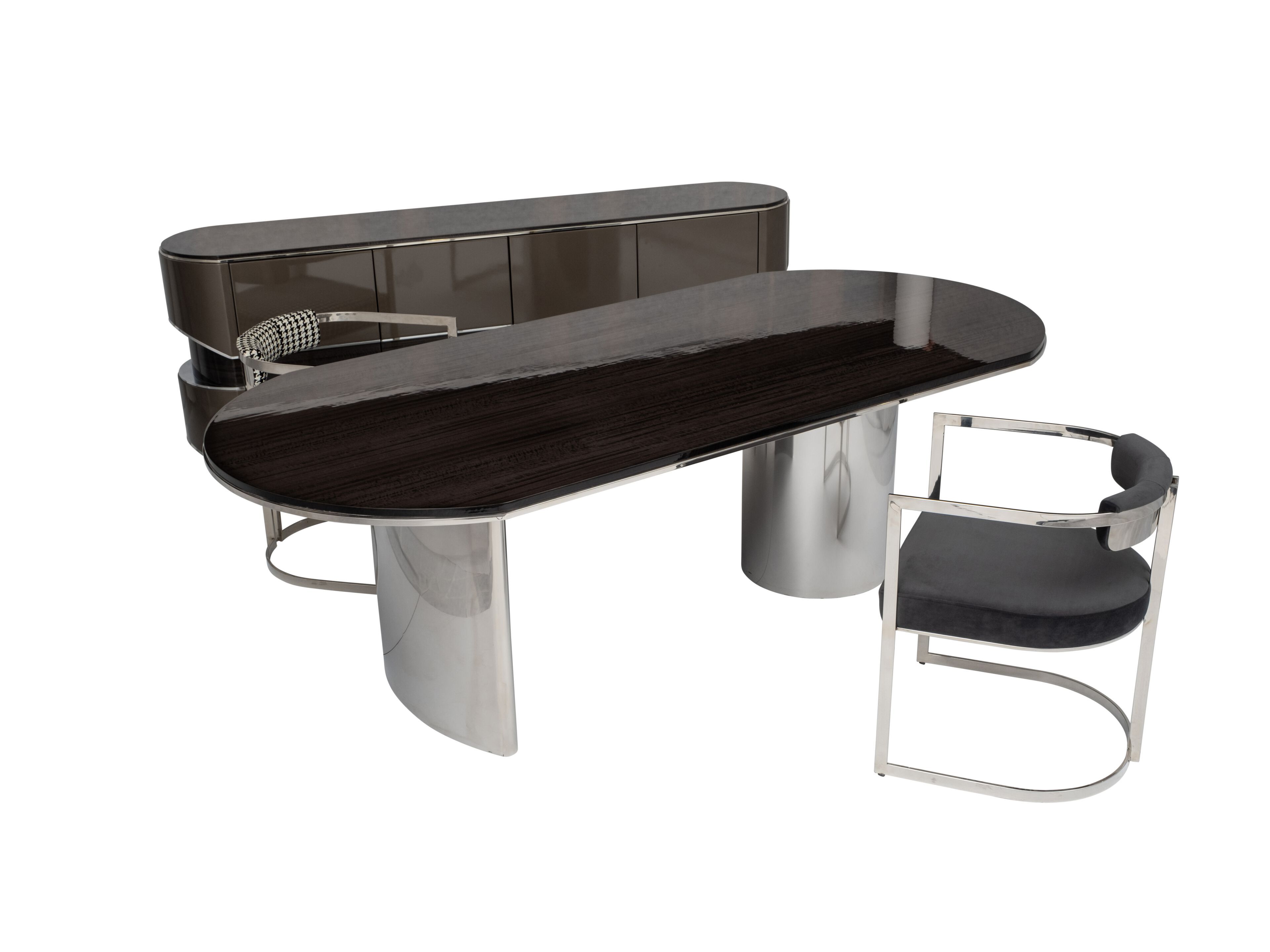 Овальный обеденный стол Zebrano Kailas ARCH-00097570 - Вид №2