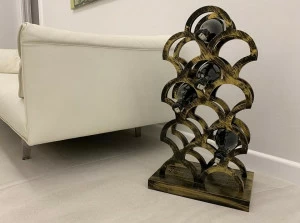 IndakoLab Держатель для бутылок из дерева