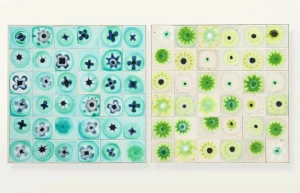 Paola Lenti Садовый журнальный столик из стали и стекла