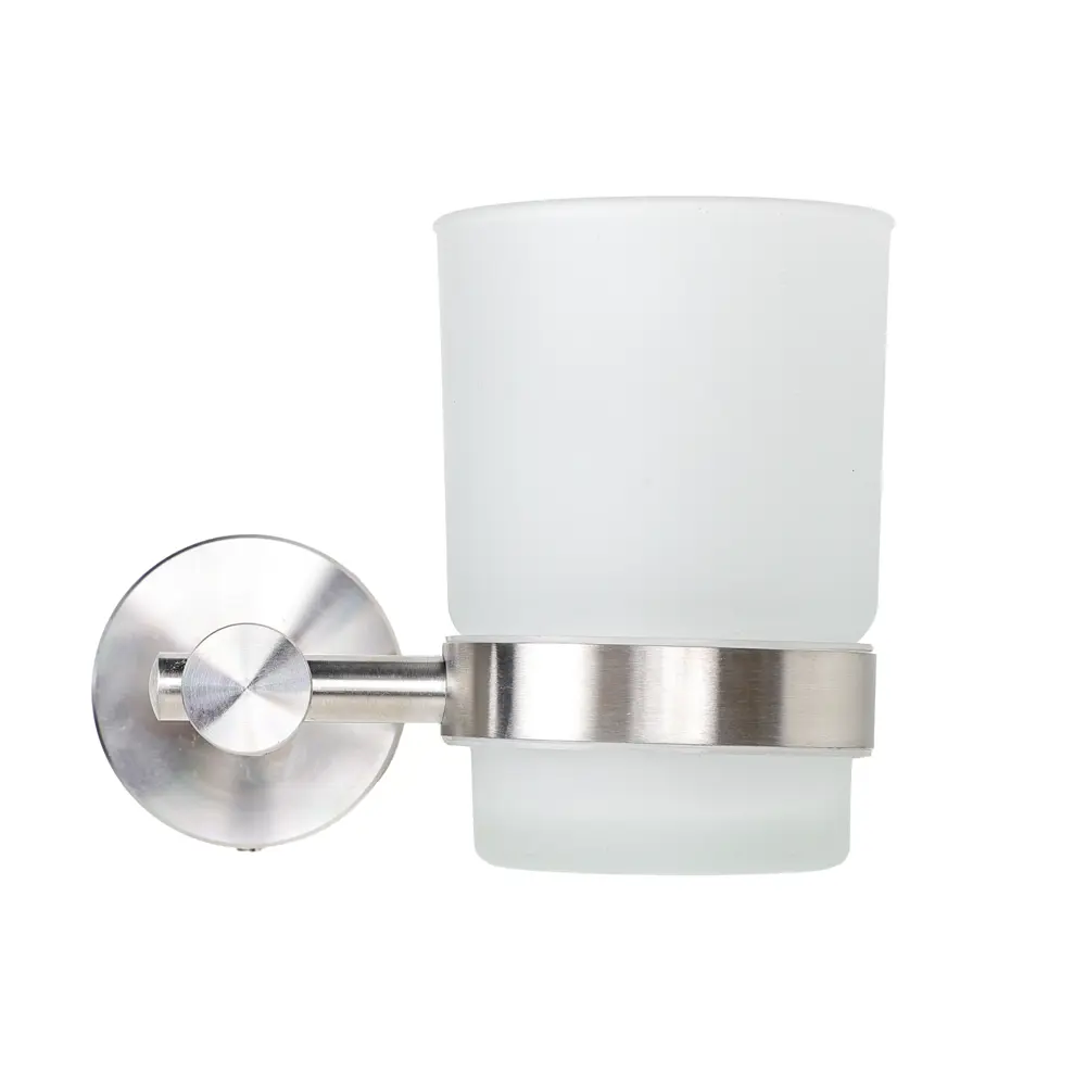 Стакан для зубных щеток Martes стекло/нержавеющая сталь цвет хром Santreyd STLM-2136133