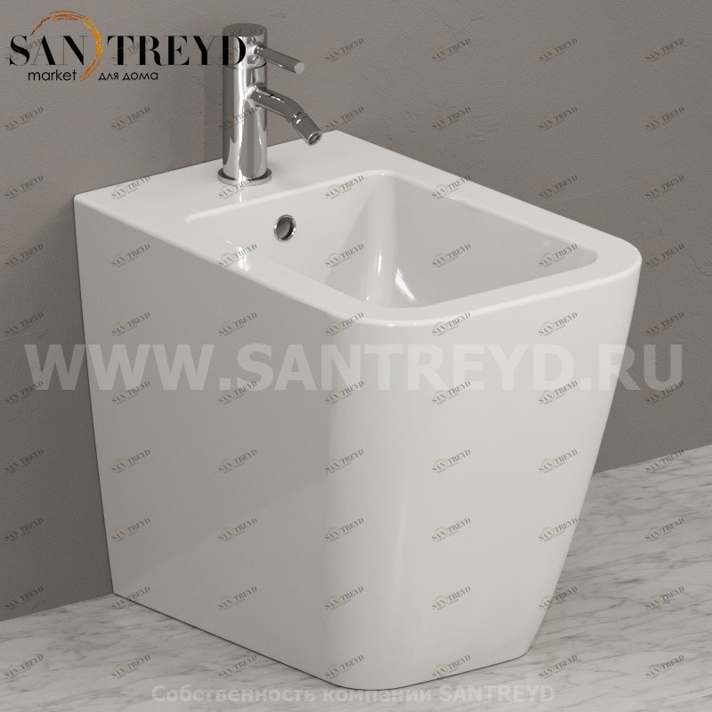 ST010BI Биде напольное STONE Ceramica Globo