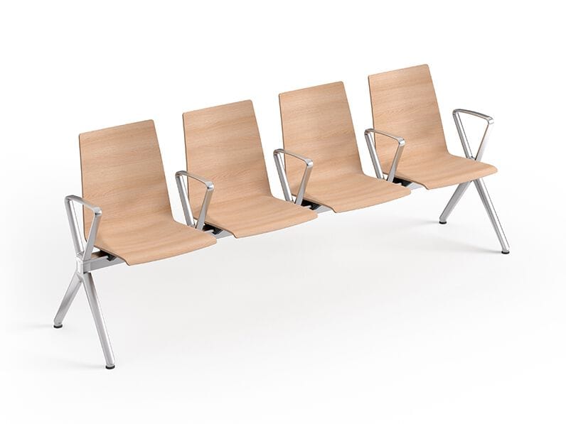 Сиденье на деревянном полу с подлокотниками Brunner wait ARCH-00090199