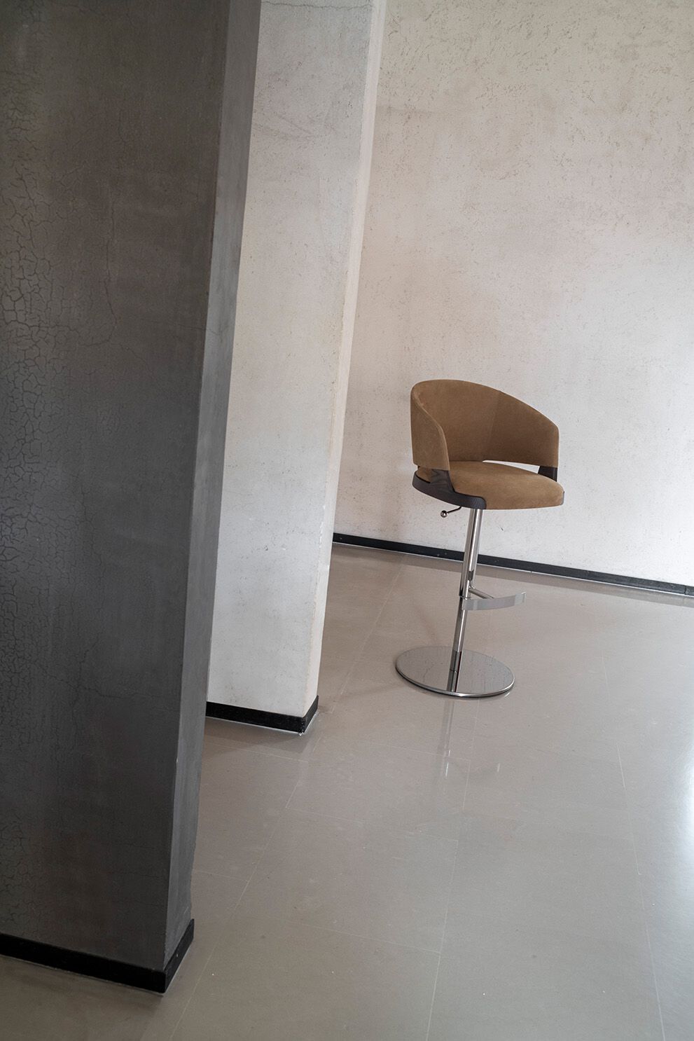 Тканевый поворотный стул Potocco ARCH-00142180 - Вид №3