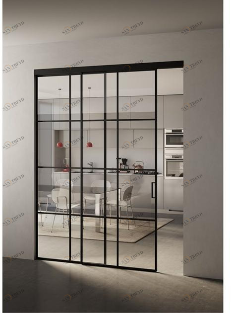 FOA Раздвижная стеклянная дверь с балдахином Factory sun-id-1381114