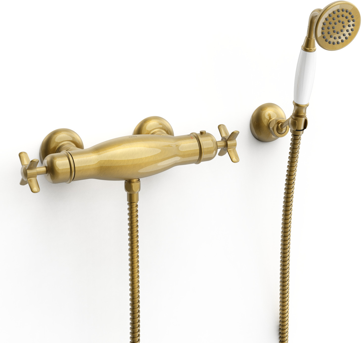 Настенный термостатический смеситель для душа TRES CLASIC-24216409LV TRES