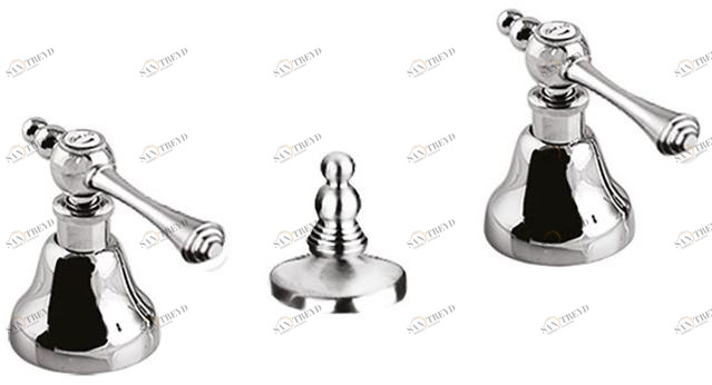 Rubinetteria Giulini Смеситель для биде с 3 отверстиями Londra 7213a