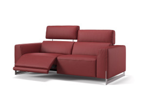 3-местный кожаный диван