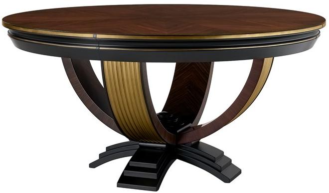 A.R. Arredamenti Круглый стол с ленивой сьюзан Oliver Ol05 - Вид №1