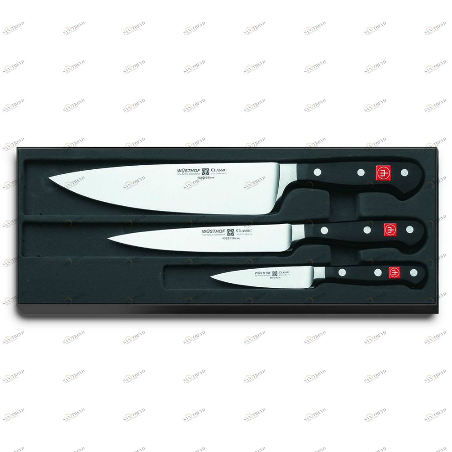 Набор кухонных ножей Classic «Поварская тройка» WUESTHOF W9608WUS