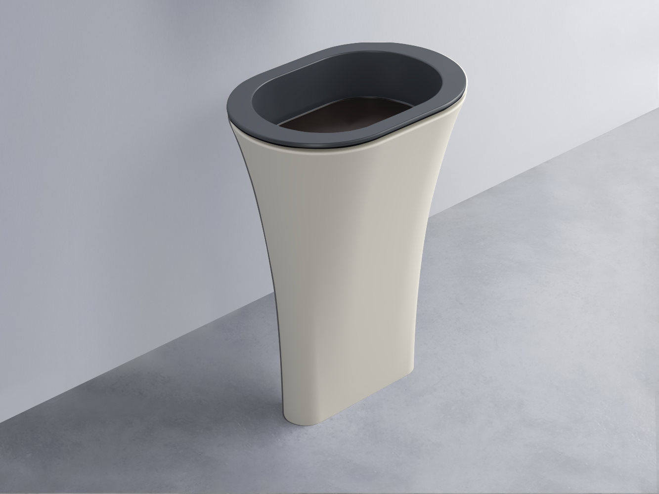 AMLA65-BA+AMPILO-LV+AMCOLO-TL Раковина Amedeo Ovale отдельностоящая cielo Enjoy + Amedeo Ceramica Cielo