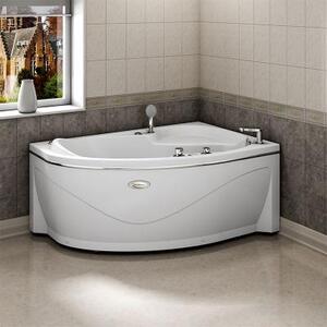 Ванна акриловая "АМЕЛИЯ", 1600х1050 (правое исполнение), рама-подставка