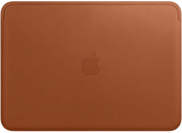MQG12ZM/A Leather sleeve for 12inch macbook - saddle brown Apple Santreyd 