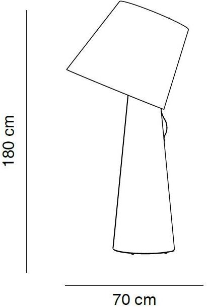 Alma light Торшер из ткани Big brother 3950/011 - Вид №6