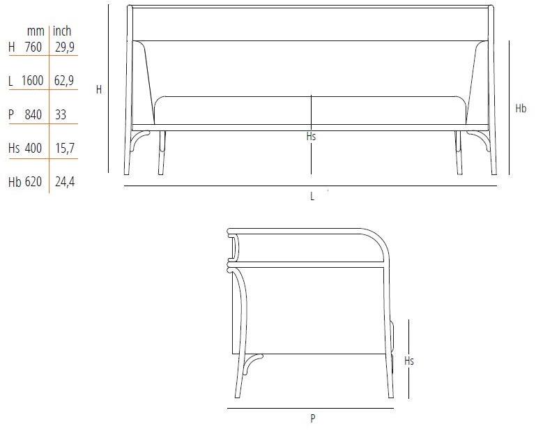 Wiener GTV Design Диван из ткани Targa sun-id-1438280 - Вид №13