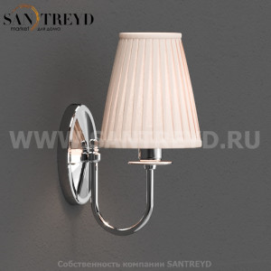 PS050CR Абажур настенный 28 см Хромированный Globo Paestum Италия Ceramica Globo