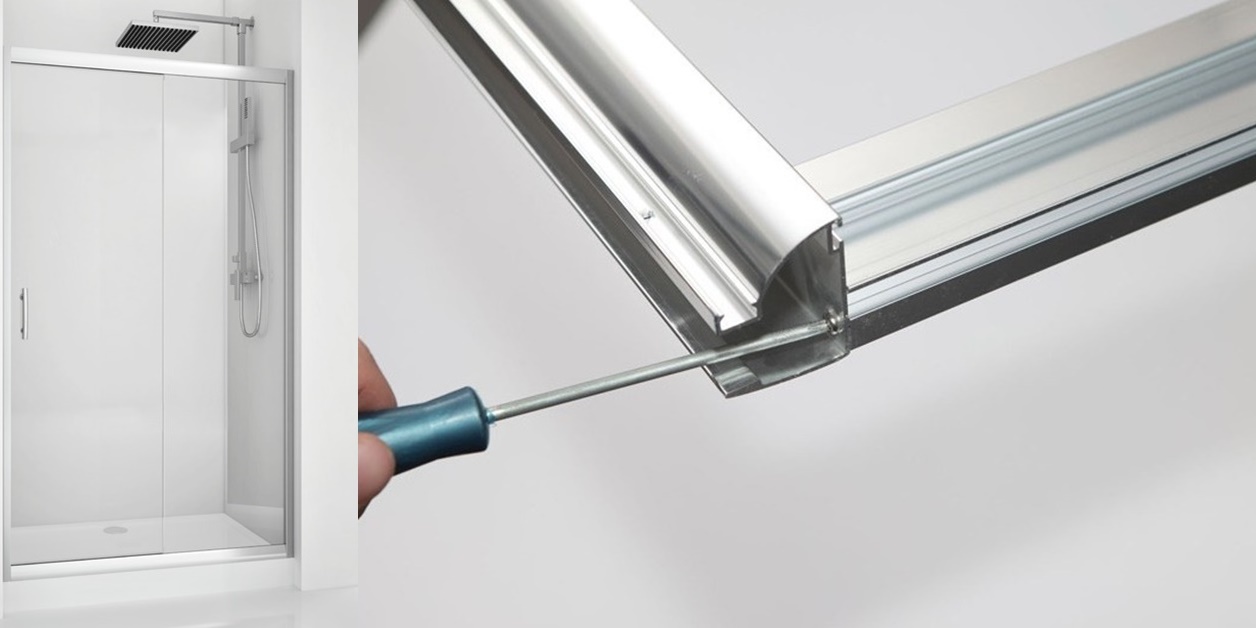 Душевая дверь Aquanet Alfa 140-12, прозрачное стекло 168421 - Вид №3