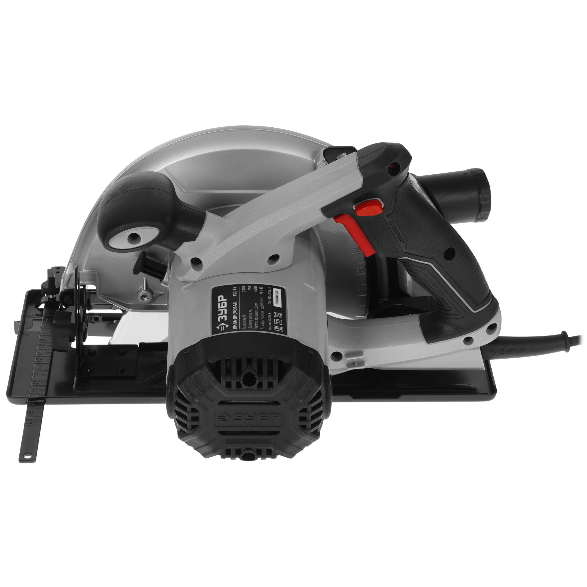 Пила дисковая Зубр ПД-75 5080241 STDN-0059387 - Вид №3