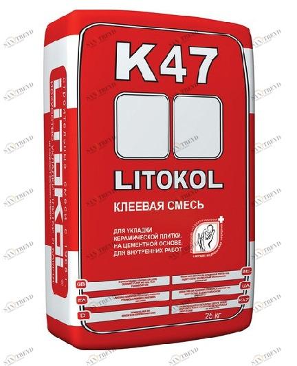 Клей для плитки Litokol K47 25кг 13478