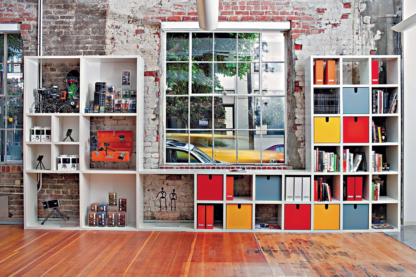 Модульный книжный шкаф из АБС-пластика Kartell POLVARA ARCH-00040646 - Вид №3