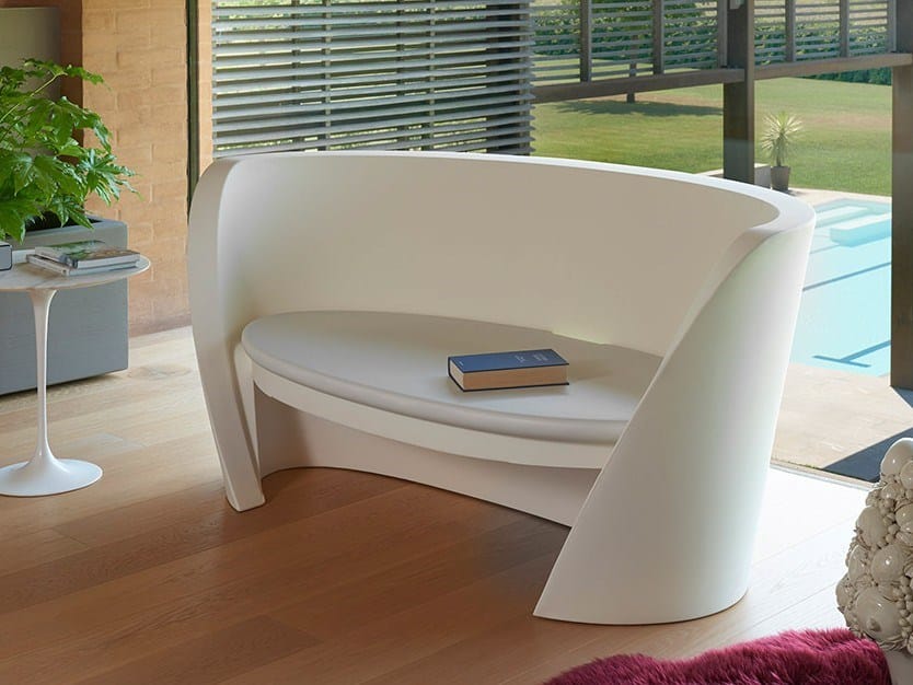 2-местный полиэтиленовый садовый диван SLIDE Rap ARCH-00074208 - Вид №10