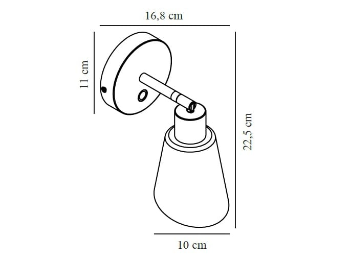 Металлический и стеклянный настенный светильник Nordlux мягкие ARCH-00006699 - Вид №5