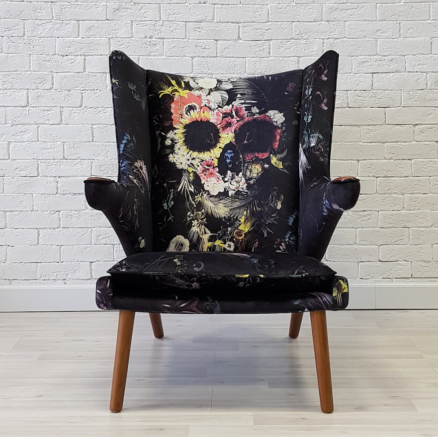 Кресло Flower синее ICON DESIGNE ДИЗАЙНЕРСКИЕ, ALI GULEC 096805 Черный  - Вид №4