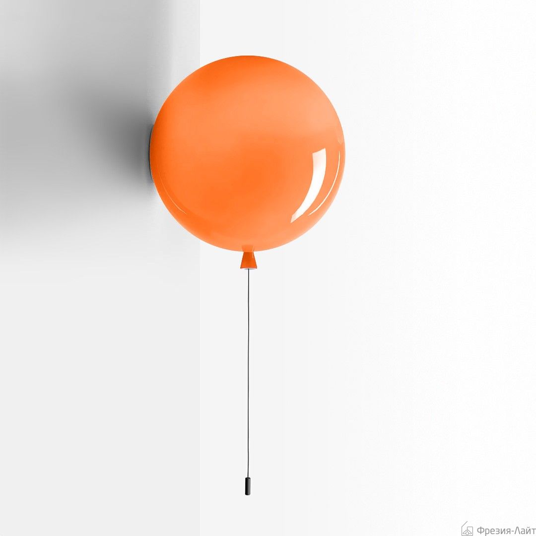 Brokis MEMORY WALL D250 CGC 580 настенный светильник воздушный шар оранжевый 104352