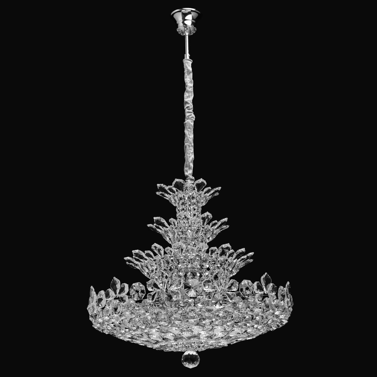 Подвесная люстра MW-Light Лаура 4 345011326 хром MW-LIGHT ДИЗАЙНЕРСКИЕ, ЛАУРА 188429 Хром  - Вид №1