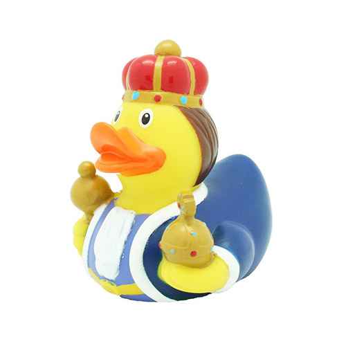 1840 Уточка резиновая Король Веселые Ути-Пути 