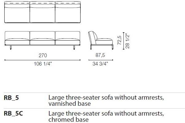 Cappellini Съемный диван Cap ferrat sun-id-1513169 - Вид №14