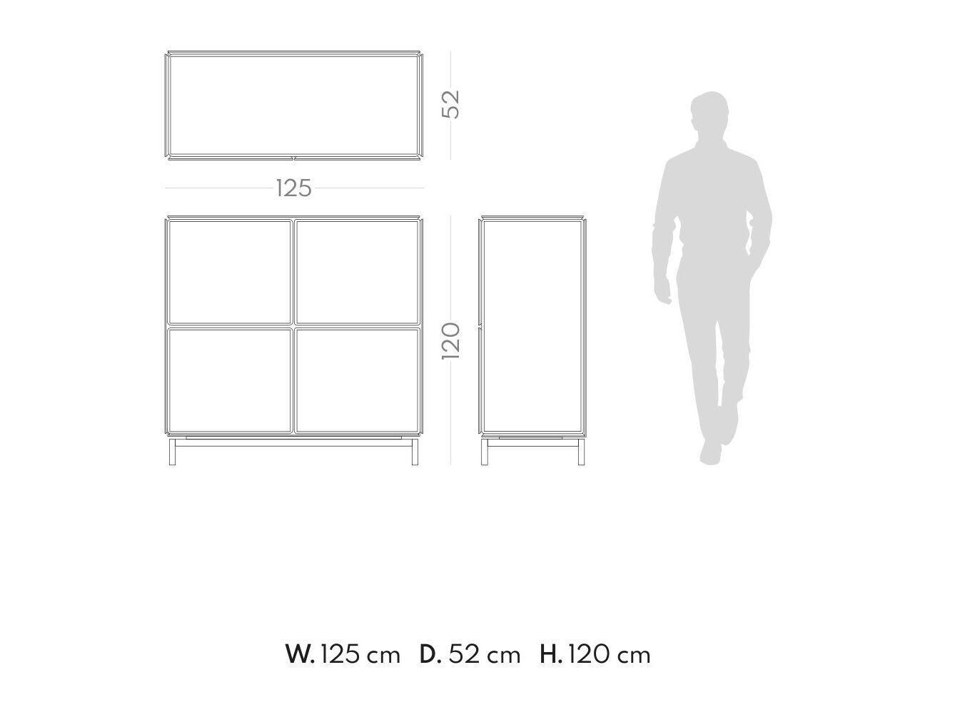 Деревянный шкаф с распашными дверцами PRADDY Metro ARCH-00123192 - Вид №2