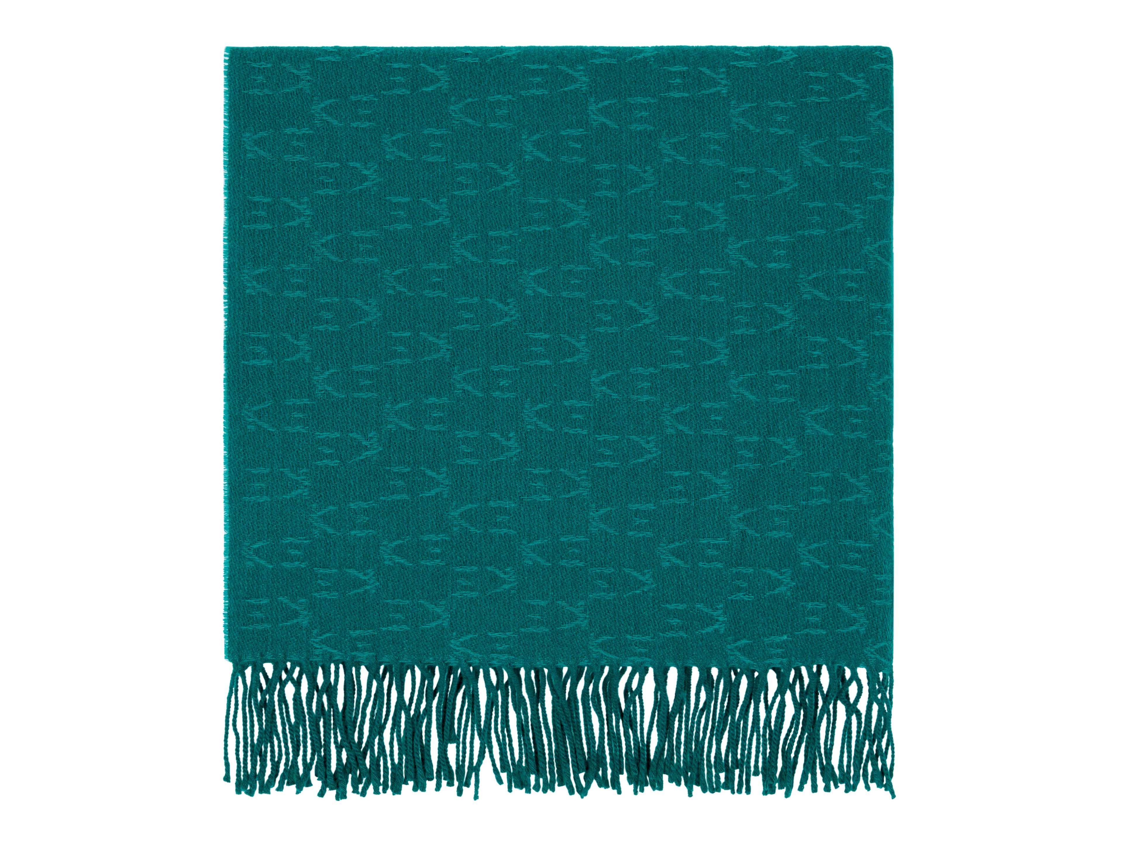 Сплошной цвет жаккардовый плед K-3 Shogun Blue ARCH-00025702 - Вид №2