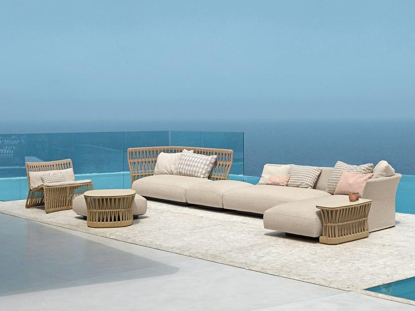 Talenti Модульный садовый диван из ткани и веревки Cliff sun-id-1425103 - Вид №17