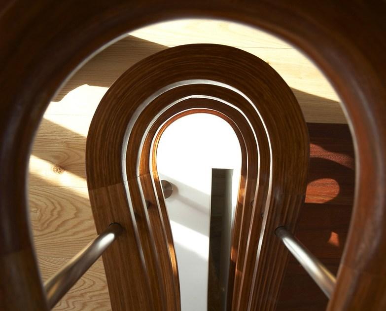 Siller Treppen Г-образная открытая лестница из массива дерева Moscow sun-id-1443272 - Вид №1