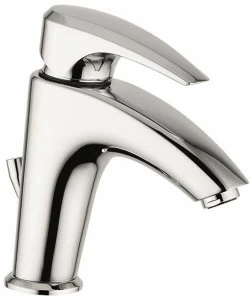 EMMEVI RUBINETTERIE Смеситель для умывальника из латуни с одним отверстием и автоматическим сливом Kalì