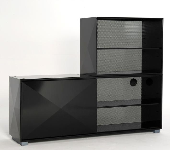 Tolix Стальная тумба под ТВ с раздвижными дверцами Diamant sun-id-1384792 - Вид №2