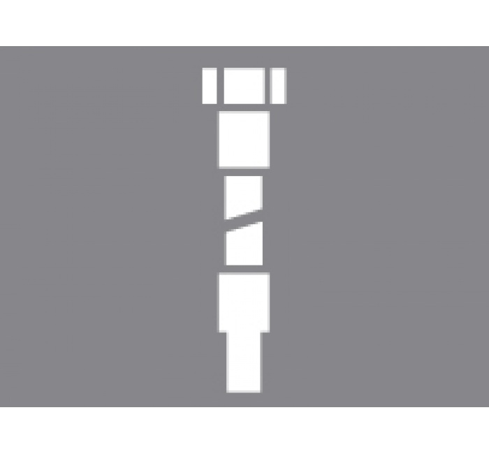 GW05 25 04 02 Genwec Прямоугольная мыльница из нержавеющей стали 304 