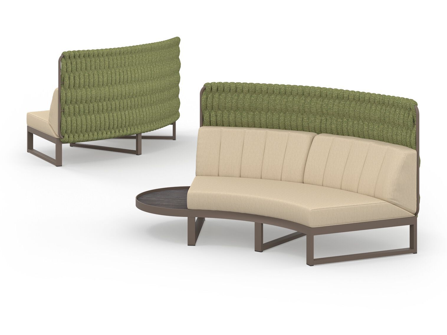 Модульный изогнутый садовый диван из ткани MAMAGREEN Munia ARCH-00141430 - Вид №10