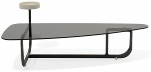 Giorgetti Треугольный журнальный столик из хрусталя Amiral