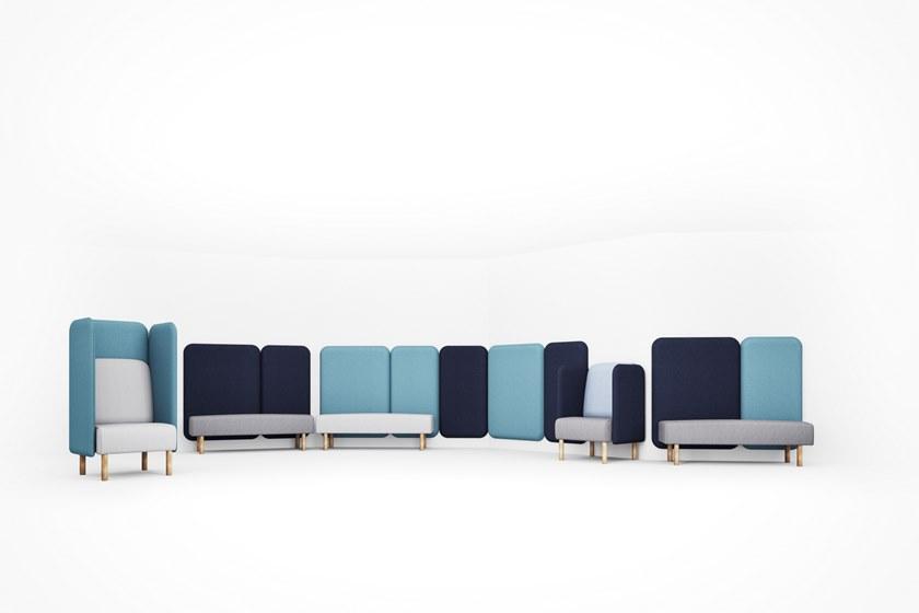 SOFTREND Мягкое кресло из ткани с высокой спинкой August sun-id-1350438 - Вид №1