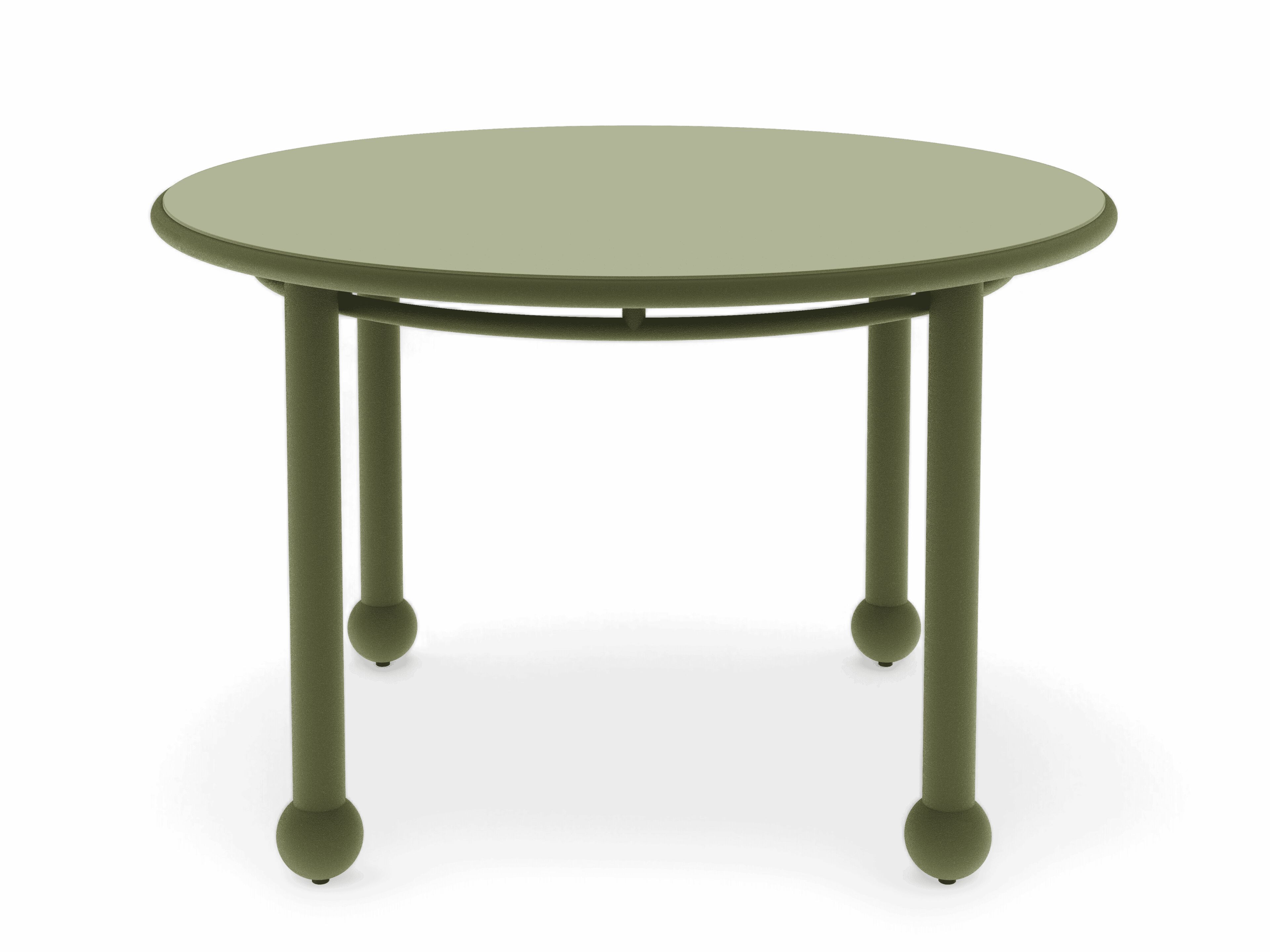 Алюминиевый круглый садовый стол FJAKA медленный ARCH-00077523 - Вид №1