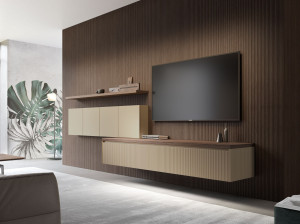 Секционная оборудованная стена