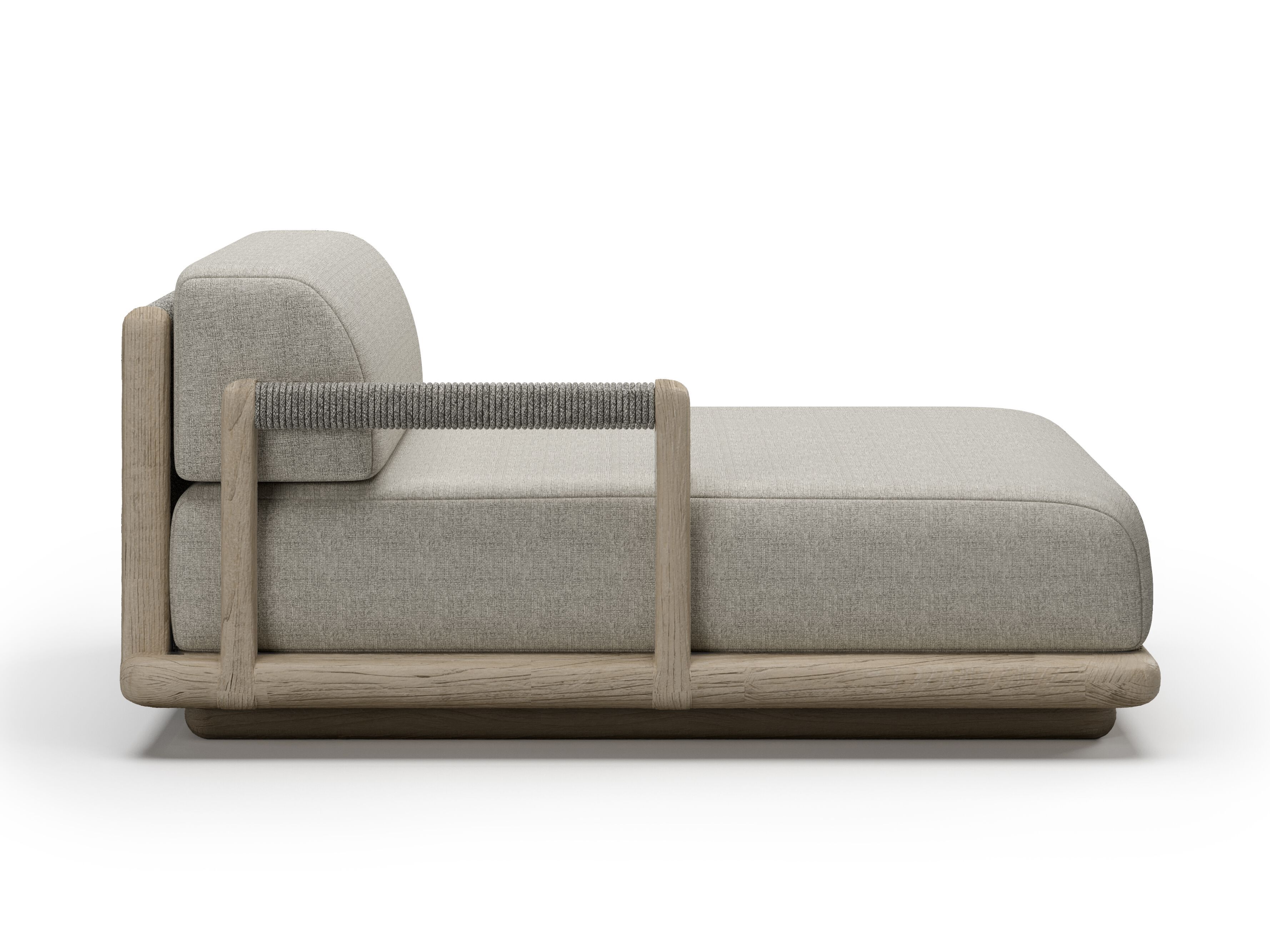 Ткань мягкая Садовая спальная кровать с подлокотниками SNOC Caleo ARCH-00058648 - Вид №6