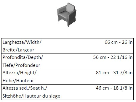 La Cividina Кресло из ткани на колесиках по контракту Holiday sun-id-1489536 - Вид №1