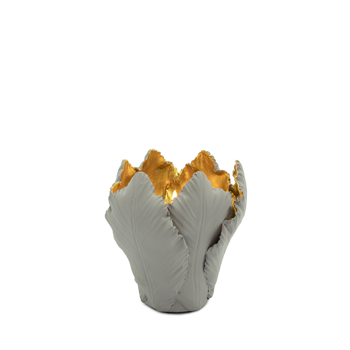 300049,19 ABHIKA ПОДСВЕЧНИК ТЮЛЬПАН WHITE/SILVER 300049.19 - Вид №4