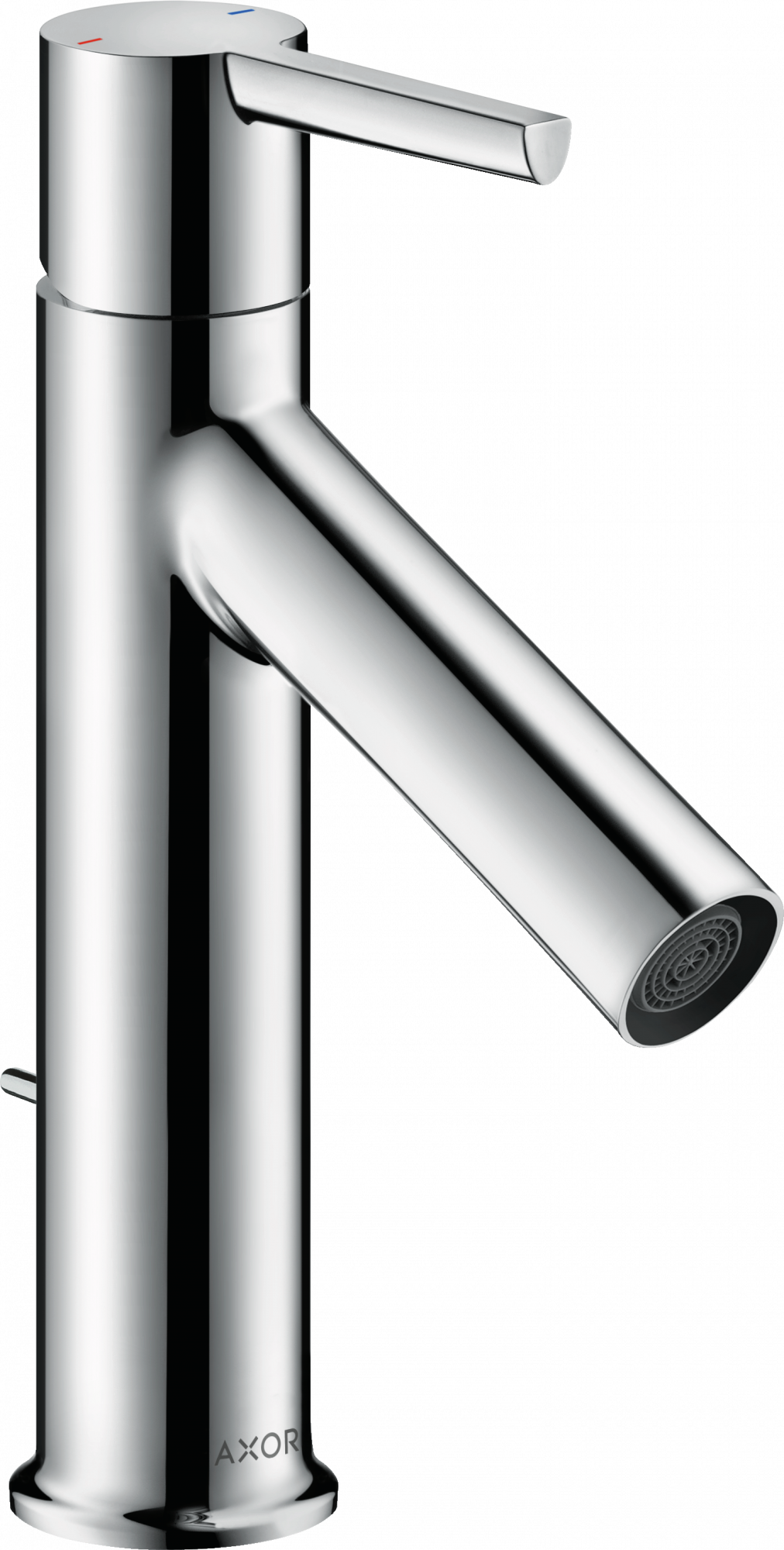 10001000 Смеситель для раковины 100, однорычажный, с рычажной ручкой и сливным гарнитуром AXOR STARCK